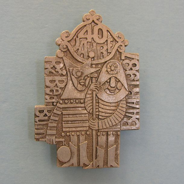 1987 Kunststoffplakette